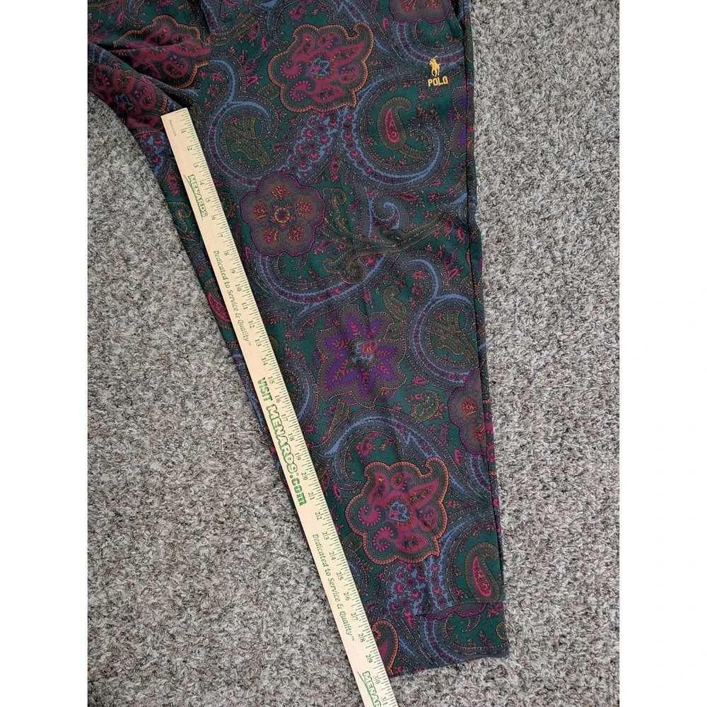 Polo Ralph Lauren Men's Paisley Track Pants Size 3XB Big & Tall Sweatpants EUC